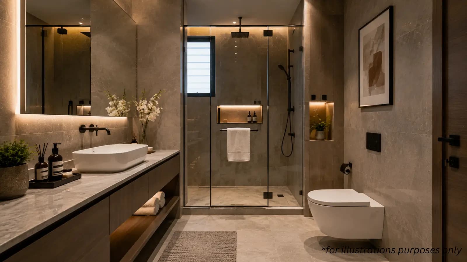 Sobha OneWorld Bathroom